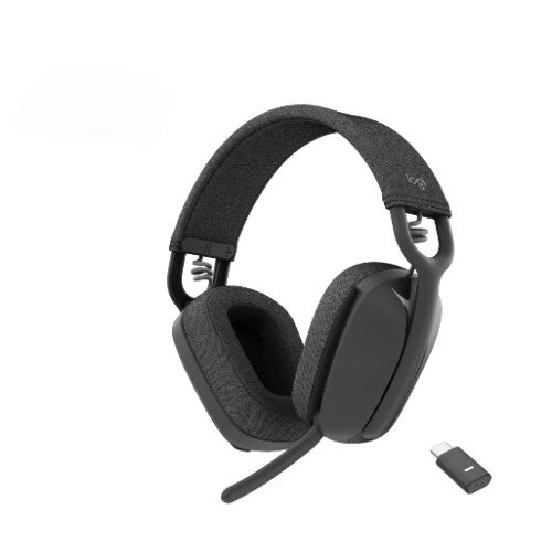 Logitech Zone Vibe Wireless Over The Ear Headphones - Teams Version - Graphite