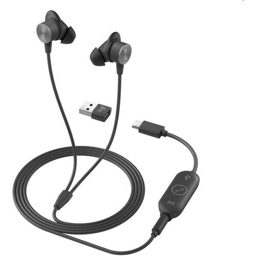 Logitech Zone Wired Earbuds - UC Version - Graphite