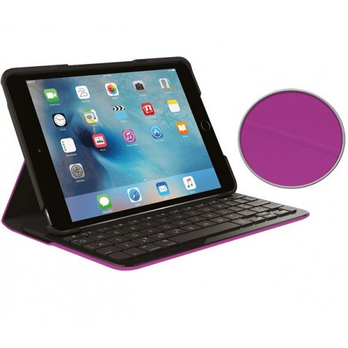Logitech Focus Protective Case with Integrated keyboard - Violet