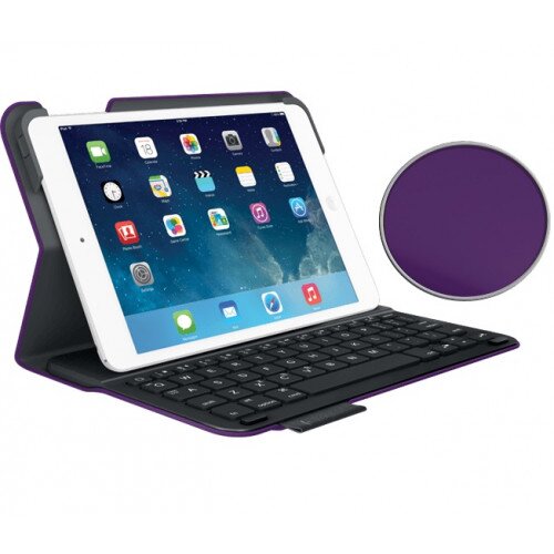 Logitech Ultrathin Keyboard Folio for iPad Mini, iPad Mini with Retina Display - Purple