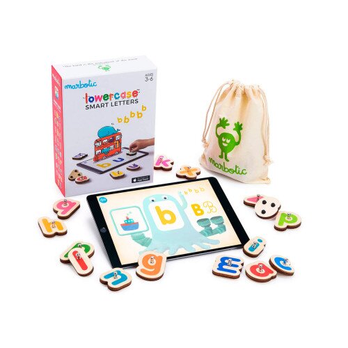 Marbotic Lowercase Smart Letters Magic Alphabet Toys + Ipad Learning Games