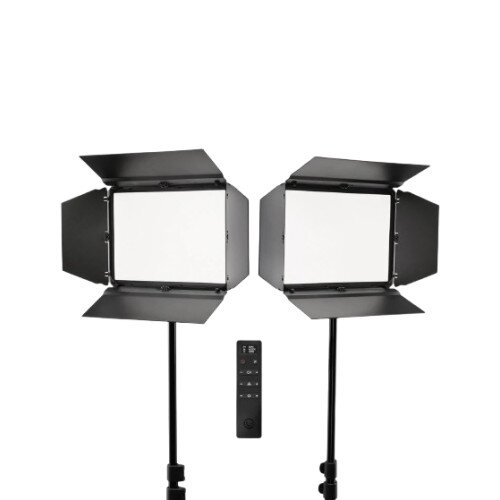 Lume Cube Studio Panel Lighting Kit Edge-Lit LED with Stand - 2-Pack Kit