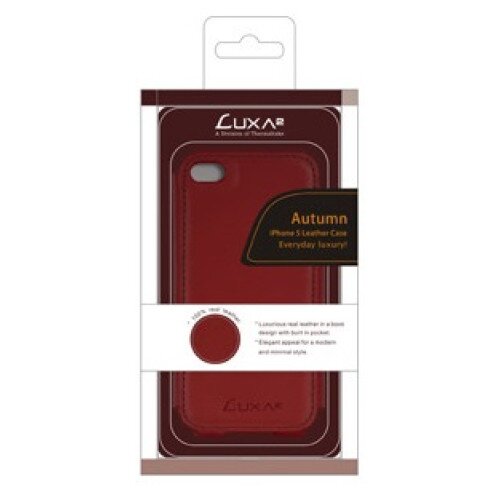 LUXA2 Autumn iPhone 5/5S/SE Leather Case - Red
