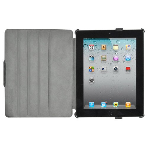LUXA2 iPad 2 Legerity Stand Case without Automatic On/Off Function - Black
