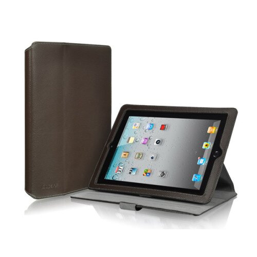 LUXA2 iPad 2 Metis Leather Stand Case with Automatic On/Off Function - Brown