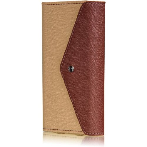 LUXA2 Margaret iPhone 5/5S/SE Wallet Case - Brown