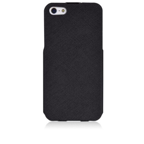 LUXA2 Posh iPhone 5/5S/SE Leather Case - Black