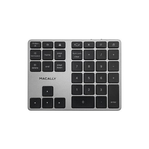 Macally 2 Zone 10 Key Bluetooth Number Pad for Mac and PC