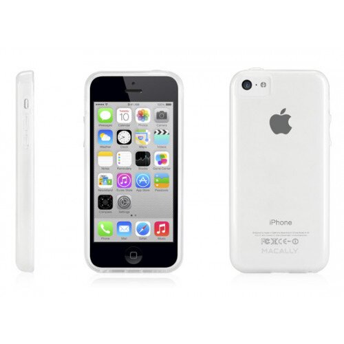 Macally Flexible Protective Case for iPhone 5c (Clear)