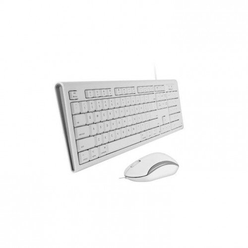 Macally Full Size USB Keyboard and Optical USB Mouse Combo for Mac