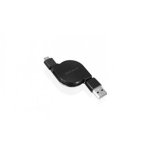 Macally MicroUSB to USB Retractable Sync & Charge Cable