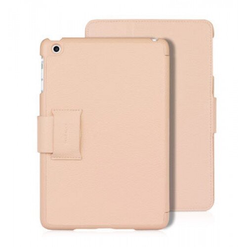 Macally Ultra Slim Protective Case & Stand With Strap for iPad Mini - Pink