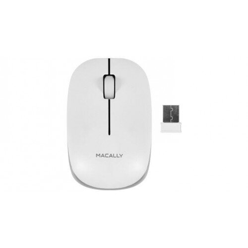 Macally Wireless 3 Button Optical RF Mouse for Mac/PC