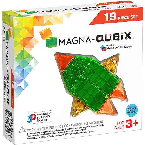 Magna Tiles Qubix 19-Piece Set