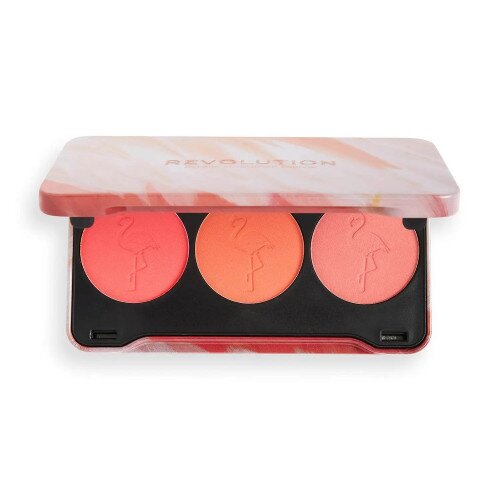 Makeup Revolution Flamingo Mini Trio Blush - Oh My Blush
