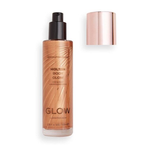 Makeup Revolution Glow Molten Body Liquid Illuminator - Bronze