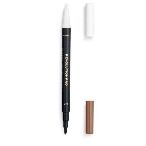 Makeup Revolution Pro Build & Grow Brow Serum Duo - Ash Brown