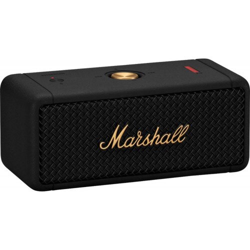 Marshall Emberton Portable Bluetooth Speaker - Black and Brass