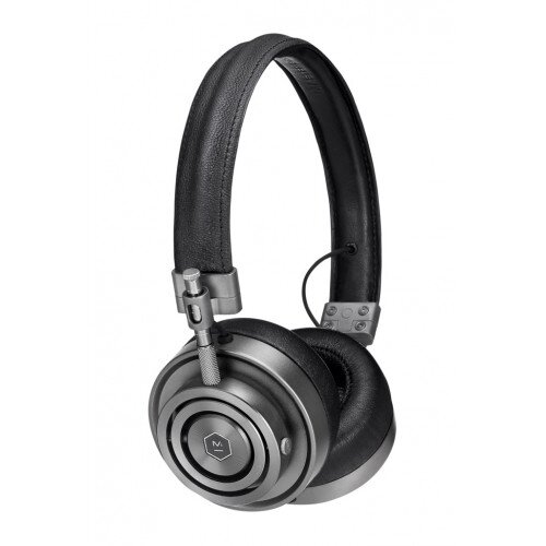 Master & Dynamic MH30 Foldable On-Ear Headphones - Gunmetal / Black Leather