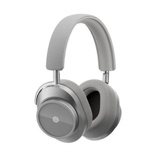 Master & Dynamic MW75 Active Noise-Cancelling Wireless Headphones - Silver Metal / Grey Leather