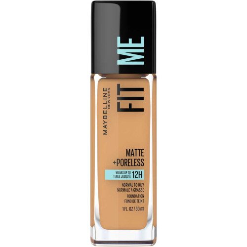 Maybelline Fit Me Matte + Poreless Foundation Makeup - 332 Golden Caramel