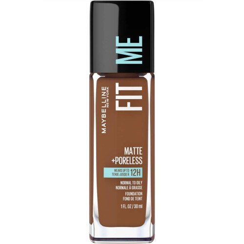 Maybelline Fit Me Matte + Poreless Foundation Makeup - 368 Deep Golden