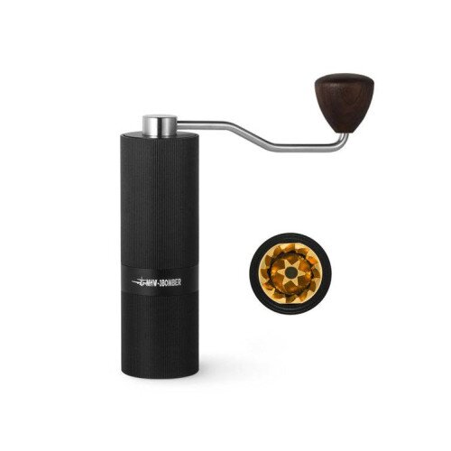 MHW-3BOMBER Race M1 Manual Coffee Grinder - Black-Titanium Grinding Core