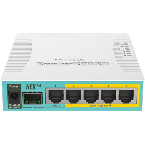 MikroTik hEX PoE Gigabit Ethernet Router