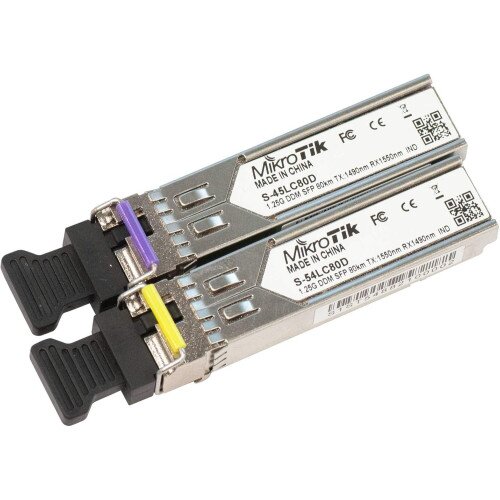 MikroTik S-4554LC80D Pair of SFP 1.25G module