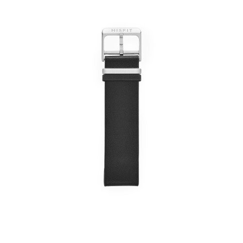 Misfit 20mm Smartwatch Strap - Black Leather Strap