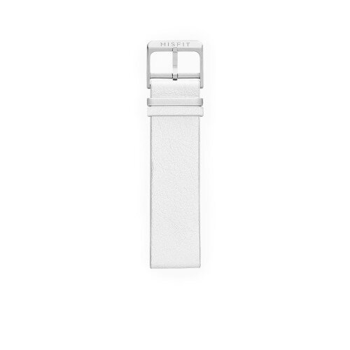 Misfit 20mm Smartwatch Strap - White Leather Strap