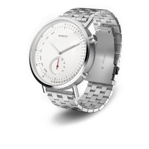 Misfit Command Hybrid Smartwatch - Stainless Steel - Stainless Steel Bracelet