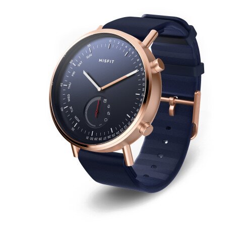 Misfit Command Hybrid Smartwatch - Rose Tone - Midnight Sport Strap