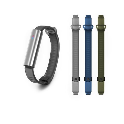 Misfit Ray + Accessory Pack Bundle - Assorted Bands 3-Pack - Hanami - Rose Gold - Black Sport Band
