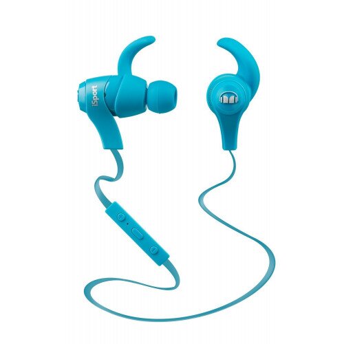 Monster iSport Bluetooth Wireless In-Ear Sport Headphones - Blue