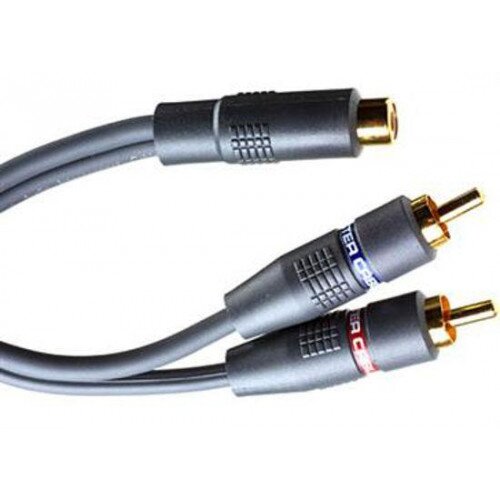 Monster Standard Interlink Junior Audio Y-Adapter Cable - 6 in. F to 2M