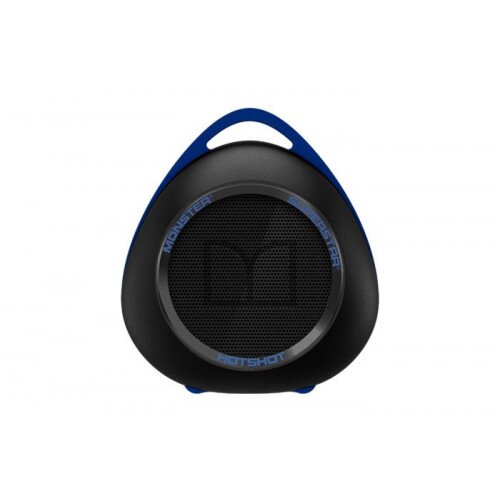 Monster SuperStar HotShot Portable Bluetooth Speaker - Black with Neon-Blue