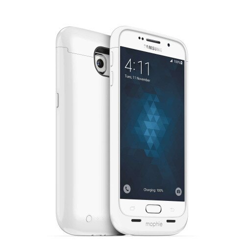 mophie juice pack for Galaxy S6 - White