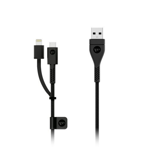 mophie PRO switch-tip cable USB-A to Lightning & micro-USB