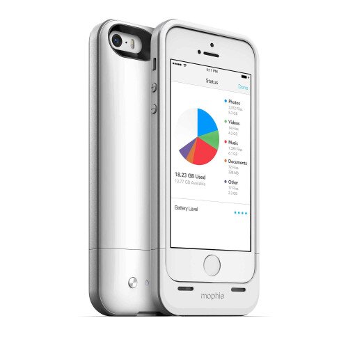mophie space pack for iPhone SE/5s/5 - 16GB - Gloss White