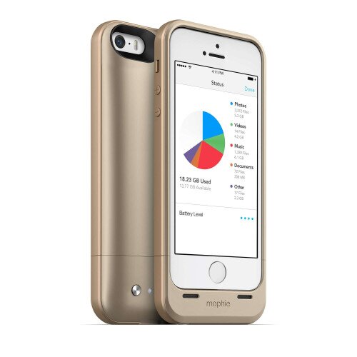 mophie space pack for iPhone SE/5s/5 - 32GB - Gold