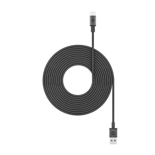 mophie USB-A Cable with USB-C Connector - Black - 1.0 Meter