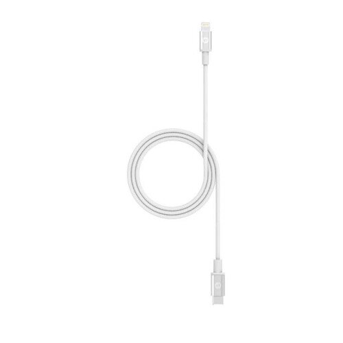 mophie USB-C Cable With Lightning Connector - White - 1.0 Meter