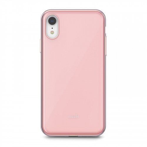 Moshi iGlaze Slim Hardshell Case for iPhone XR - Taupe Pink