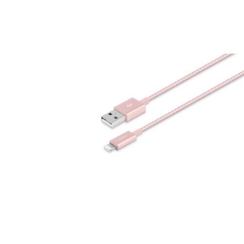 Moshi Integra USB-A Charge/Sync Cable With Lightning Connector - Golden Rose - 4 ft (1.2 m)