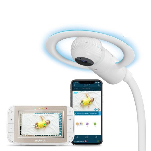 Motorola Halo+ Over-Crib Full HD Wi-Fi Baby Monitor & Soother