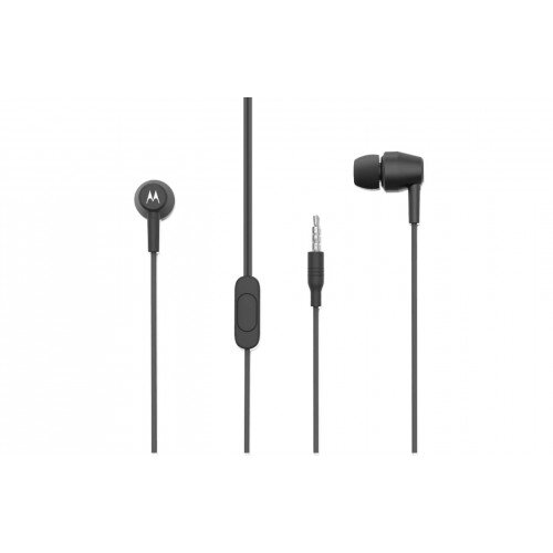 Motorola Pace 200 In-Ear Metal Wired Headphones - Black