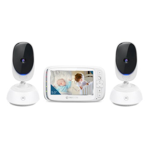 Motorola VM75-2 5.0” Video Baby Monitor - Two Camera Set
