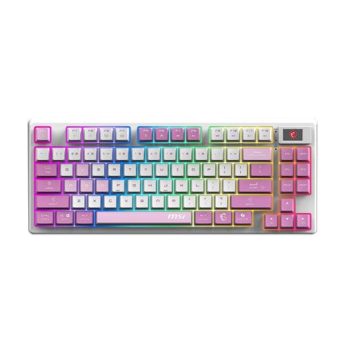 MSI FORGE GK600 TKL VIOLET Wireless Gaming Keyboard