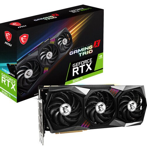 MSI GeForce RTX 3090 Ti GAMING X TRIO 24G Graphics Card